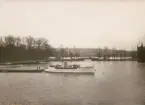 Ångslup vid Södra Brobänken, Skeppsholmen.