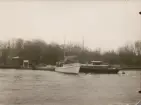 Ångslup vid Södra Brobänken, Skeppsholmen.