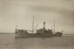 Fartyget Normandia med 1875 tons dödvikt, byggd 1918 vid Eriksbergs mek. verkstad för Förnyade Ångfartygs AB Götha, Göteborg.