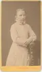 Kabinettsfotografi - Maria de Wahl från Skokloster, Uppsala
