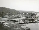 Byggandet av Älvkarleby kraftverk, omkring år 1906 (enligt text i album).