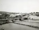 Byggandet av Älvkarleby kraftverk, omkring år 1906 (enligt text i album).