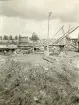 Byggandet av Älvkarleby kraftverk, omkring år 1906 (enligt text i album).