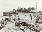 Byggandet av Älvkarleby kraftverk, omkring år 1906 (enligt text i album).