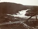Byggandet av Älvkarleby kraftverk, omkring år 1906 (enligt text i album).