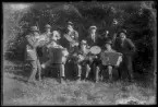 Musikgrupp på fest för Bondeförbundet