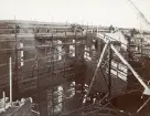 Byggandet av Älvkarleby kraftverk, omkring 1906 (enligt text i album).
