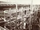 Byggandet av Älvkarleby kraftverk, omkring 1906 (enligt text i album).