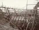 Byggandet av Älvkarleby kraftverk, omkring 1906 (enligt text i album).