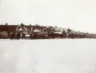 Hästtransport av tunga delar till kraftverksbygget av Älvkarleby kraftverk, omkring 1906 (enligt text i album).