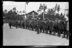 Avlämning av f.d. knektar.