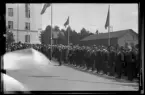 Avlämning av f.d. knektar.