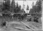 Fotografi i serie för identifiering av motiv ur A C Hultgrens fotosamling.