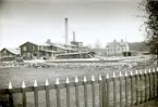 Fabriken i Gröneborg (idag platsen för Lantmäteriet), Bo Fajans omkring 1900-1905.