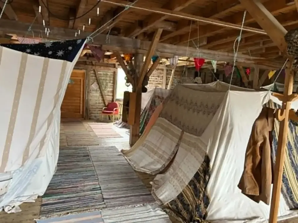Glamping på Tufjord brygge på Rolvsøya