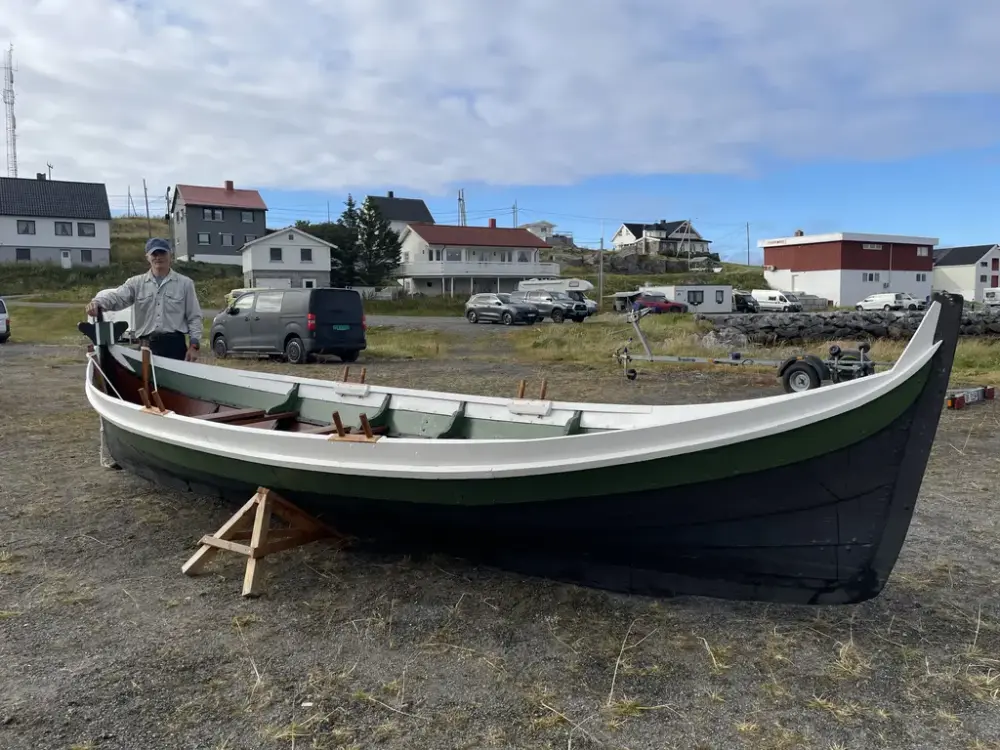 Øystein Mathisen og vikingskip