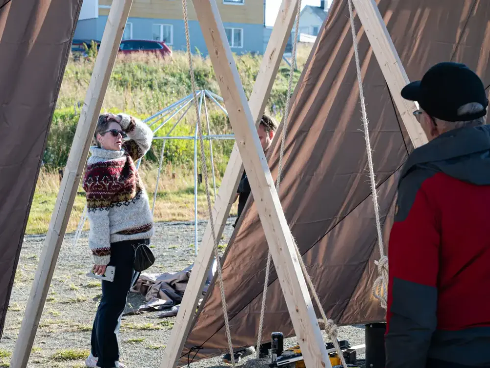 Forberedelsene har vært mange frem mot Finnmarks første vikingtidsfestival
