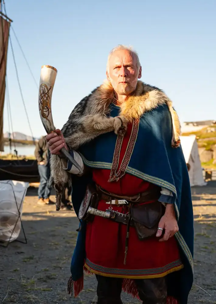 Vikinghøvding Terje Bøe fra Lofoten