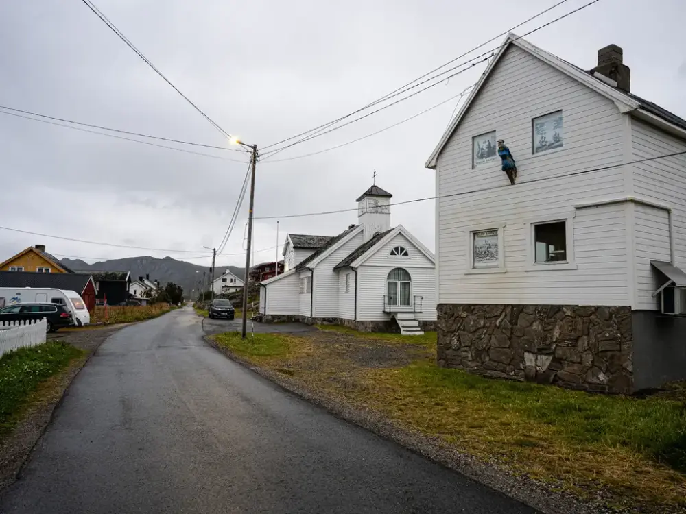 Gjesvær kirke inviterte til dåpsgudstjeneste
