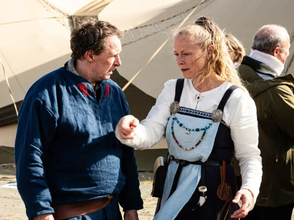 Vikinger i vikingtidsleiren