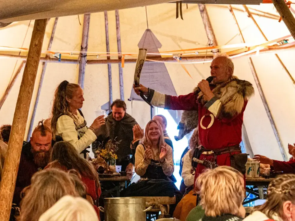 "Skål" fra vikinghøvdingen