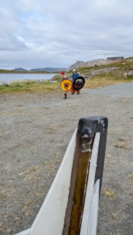 Gjesvær - Vikinger - Vikingskip