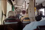1 maj 1995, Nacka arbetarekommun förmöte, till Humlegården i buss.