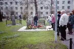 1 maj 1995, Olof Palmes grav, Adolf Fredrik.