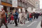1 maj 1995, Kungsgatan - Vasagatan.