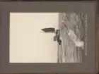 En holländsk tjalk seglar över Zuiderzee.