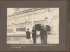 Konsul Banck, Blomquist, C.G. Petterrson och Koch tillsammans i Blankenberge, Belgien.