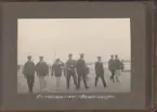 En grupp svenskar promenerar vid piren i Blankenberge, 1928.