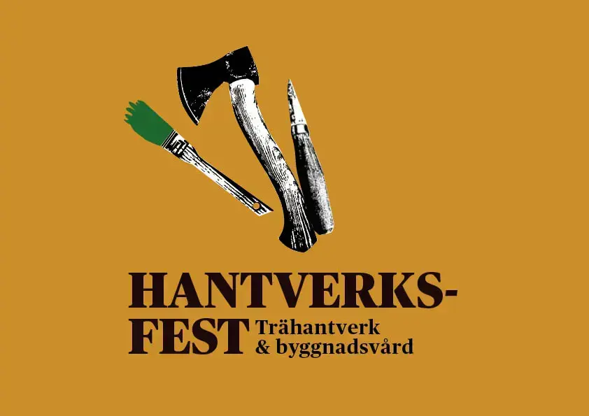 Olika verktyg ligger mot en orange bakgrund, med text nedanför.