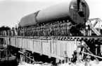 Överfart av tankvagn.
