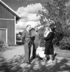 Kvinna med barnvagn
