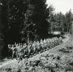 Beredskap i Västergötland 1943, marsch till korum (enligt text i album).