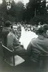 Beredskap i Västergötland 1943, avskedskaffe! (enligt text i album).