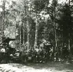 Beredskap i Västergötland 1943, utspisning! (enligt text i album).