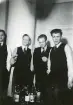 Fest hos mig, Lucia 1943 (enligt text i album). V-H Anders Lindwall, Syrack Sidén, Bengt Westerlund och Bengt Lindholm