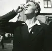 Solförmörkelsen studeras. Reportagebilder (enligt text i album).