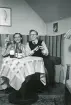 Bengt Norlén och Carl-Erik Sidén med glatt humör. 