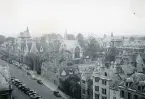 Vy över staden Oxford med universitetet till vänster i bild, 1947 (enligt text i album)