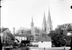 Akademikvarnen och Uppsala domkyrka 30 juni 1890