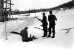 Vallning av skidor.