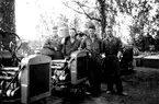 Kompressorer till tryckluftsdriven pålkran.