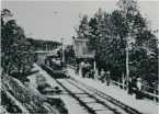 Gunnarsnäs, Dals Rostock. Järnvägsstation
