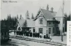 Gunnarsnäs, Dals Rostock. Järnvägsstation