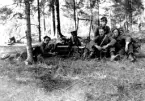 Sambandstjänst med 1 watts bärbar radiostation m/1929.