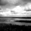 Från en utsiktstorn någonstans i Norrland.