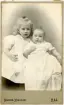 Nina och Lotte Ulfsparre, Råå, runt 1901-1902.